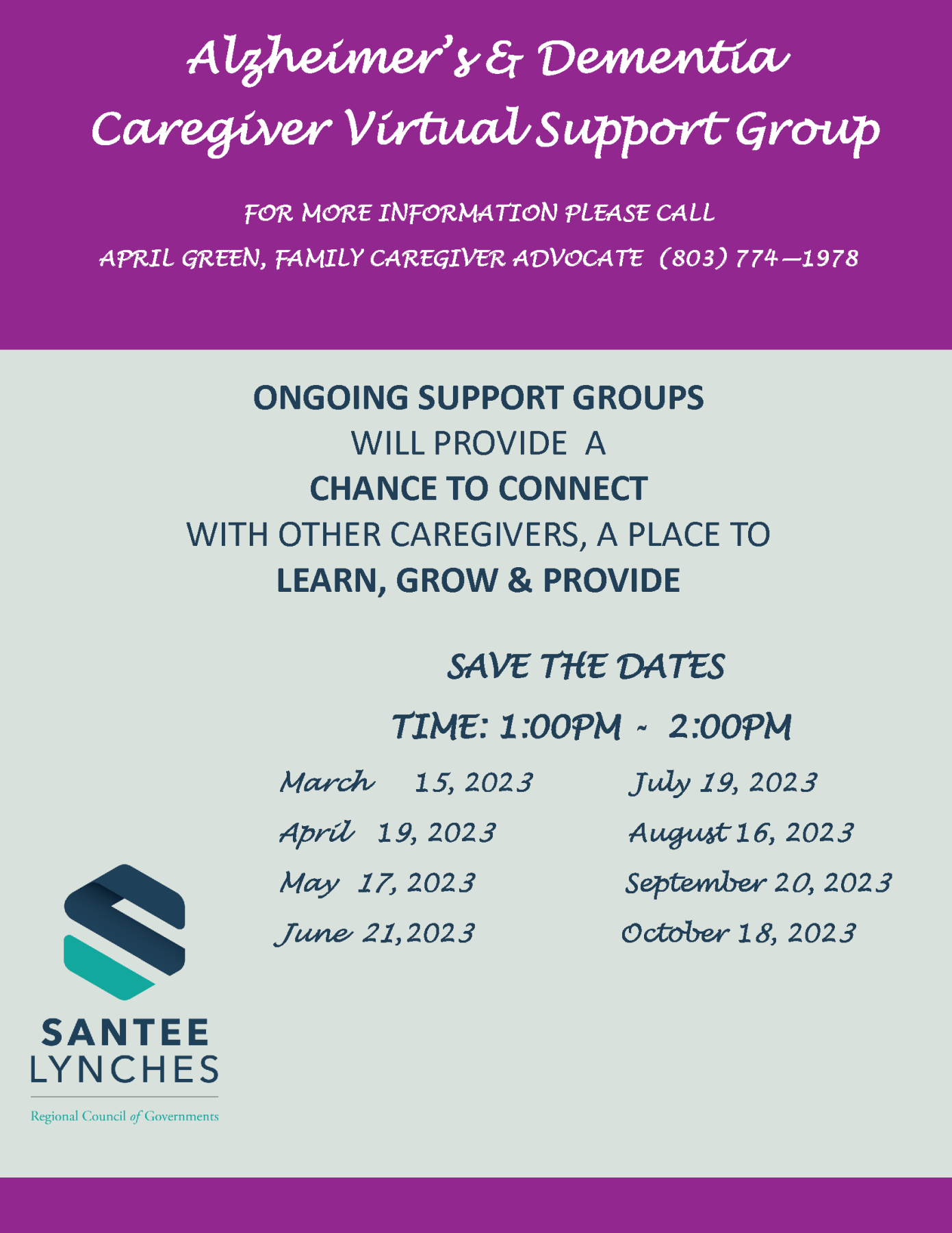 support group flyer
