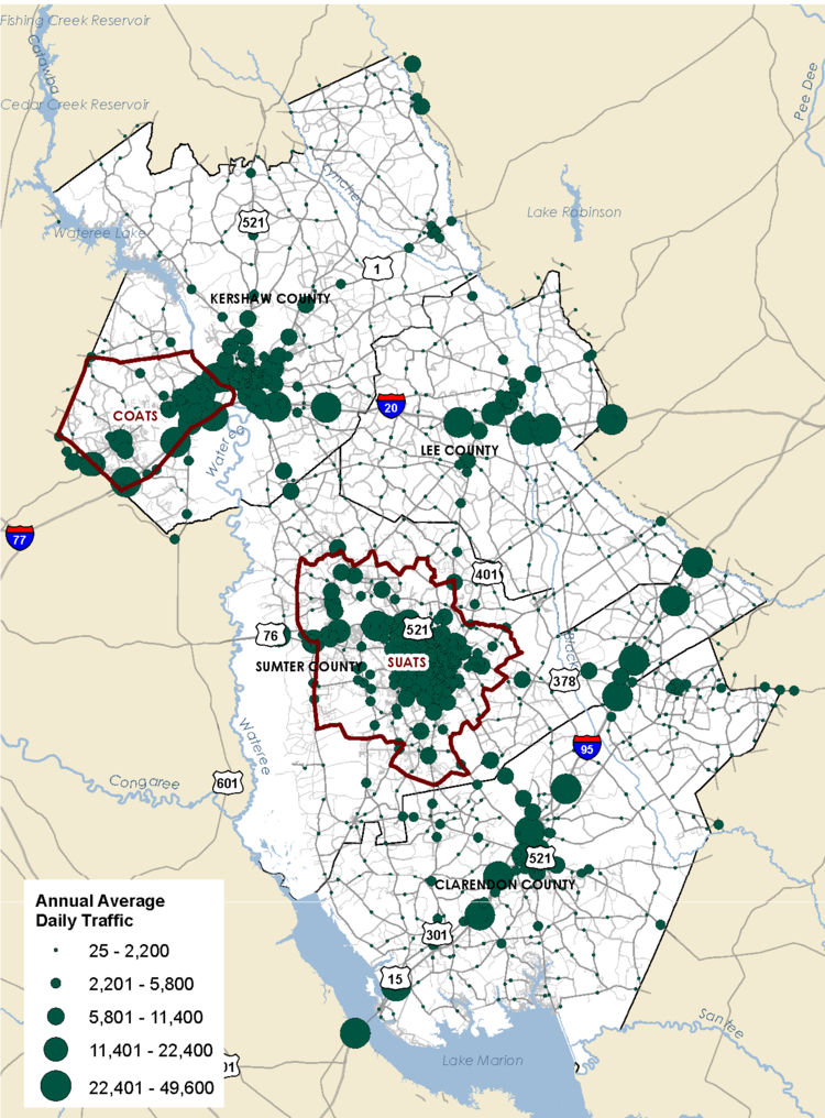 Traffic time map